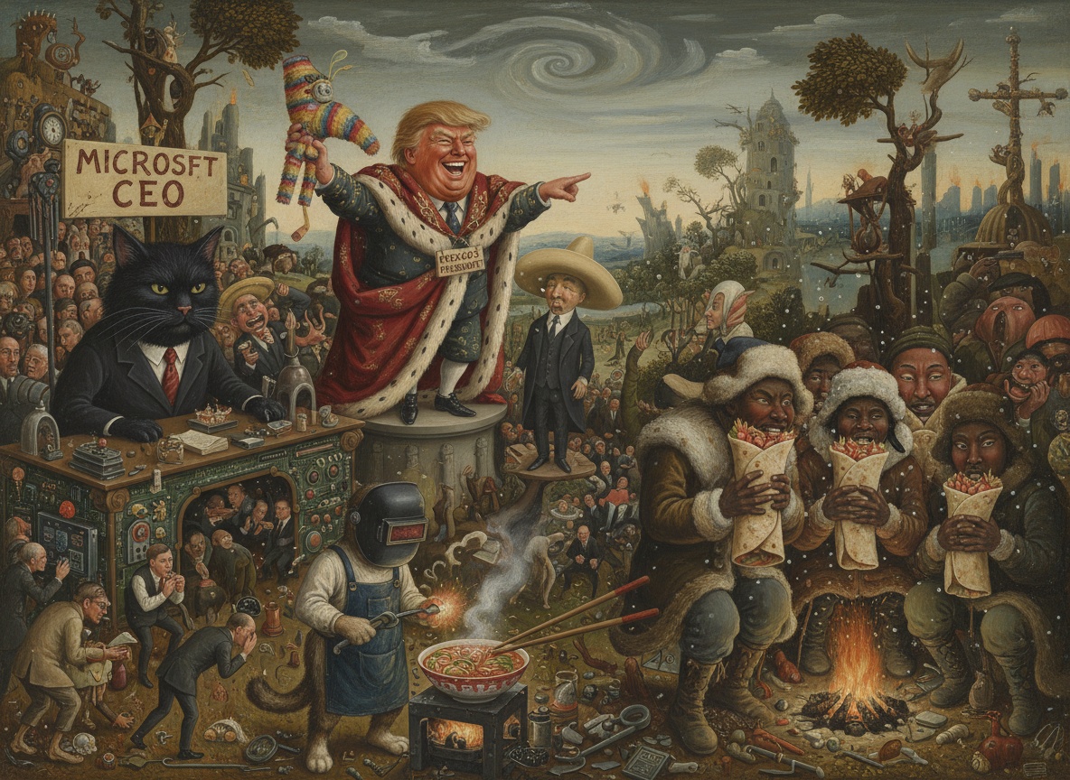 The mob’s painting of Friday, 9 October 2026
